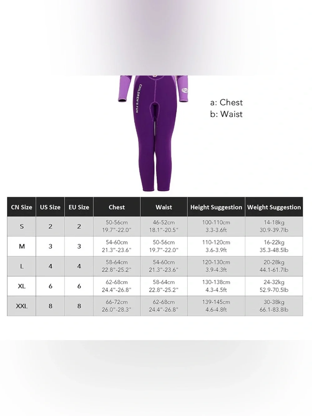NWT Dive & Sail Girl's Full Body Wetsuit, Beach, Vacation, Surfing, Bodyboard, S